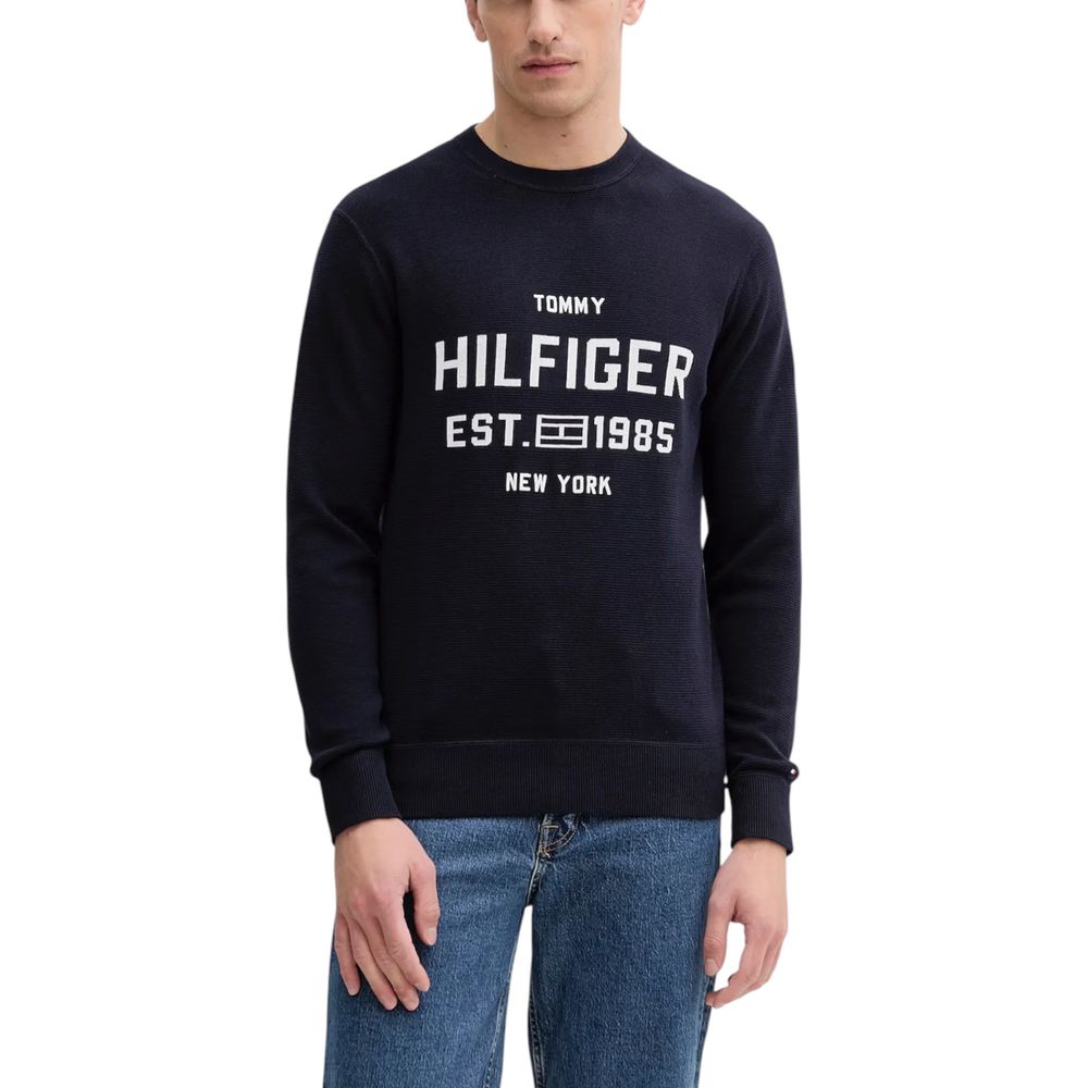 Blue Organic Cotton Sweatshirt - ventzia