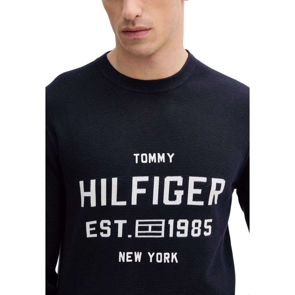 Blue Organic Cotton Sweatshirt - ventzia