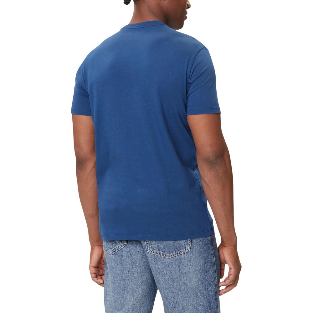 Blue Cotton T-Shirt - ventzia