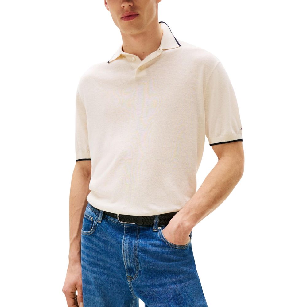 Beige Lyocell T-Shirt - ventzia