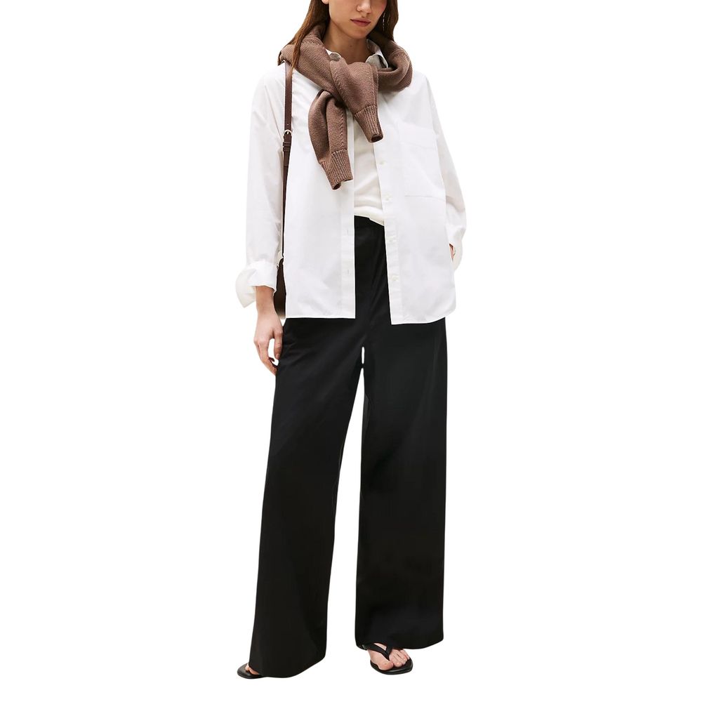 Black Organic Cotton Casual Pants - ventzia