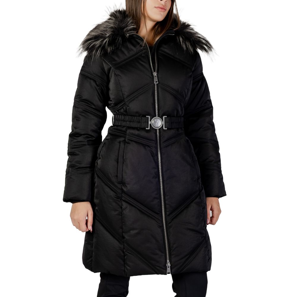 Black Cotton Coat - ventzia