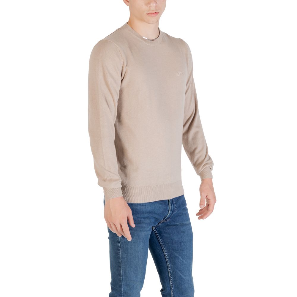 Beige Polyester Sweatshirt - ventzia