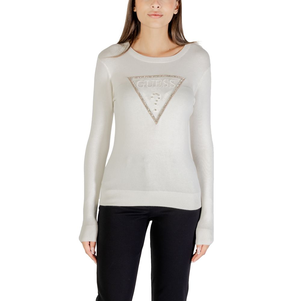 Cream Viscose Sweatshirt - ventzia