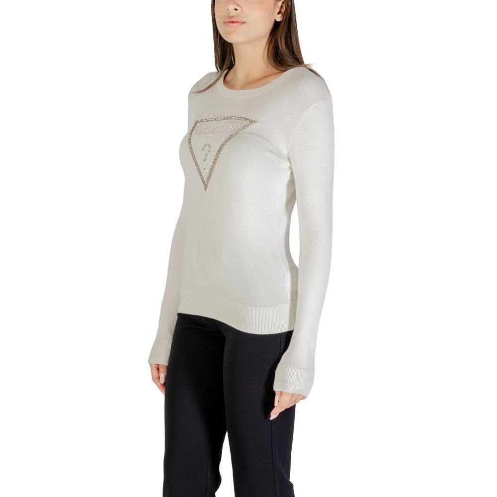 Cream Viscose Sweatshirt - ventzia