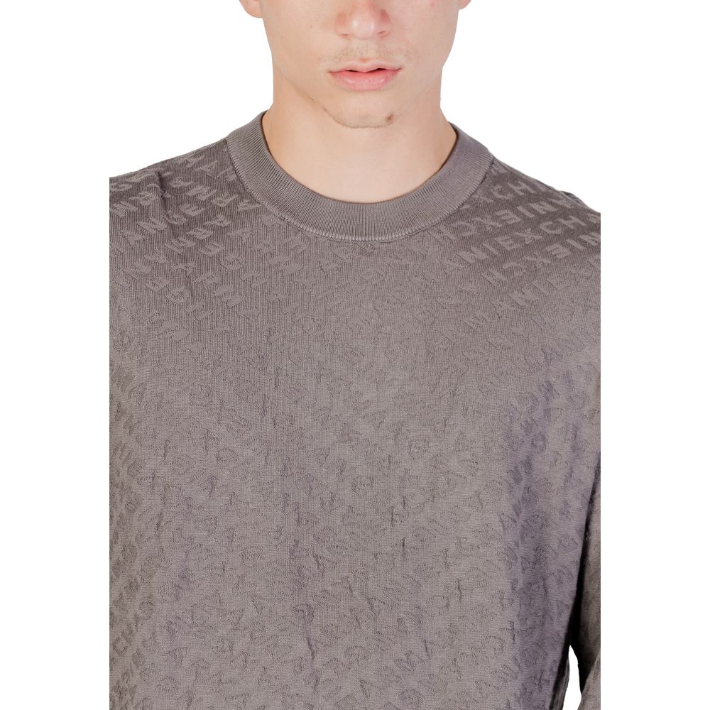Gray Polyamide Sweatshirt - ventzia