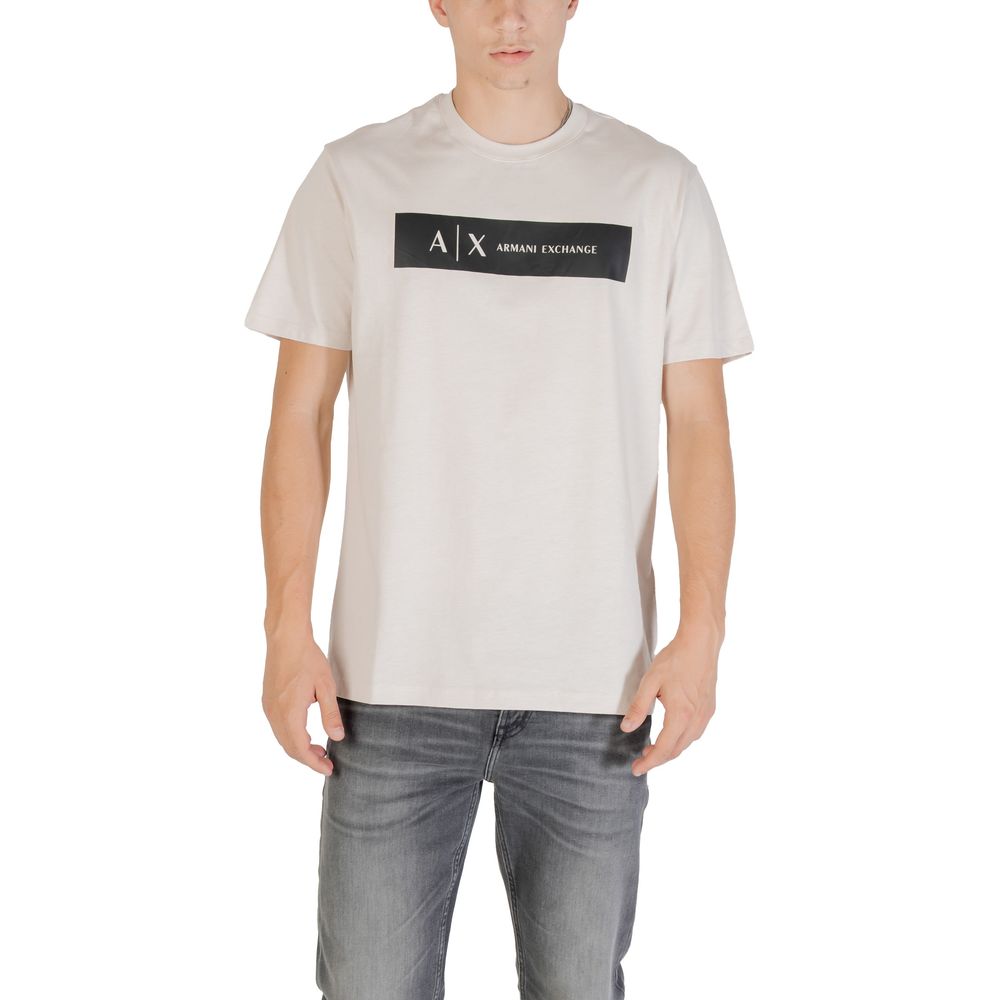 Beige Cotton T-Shirt - ventzia