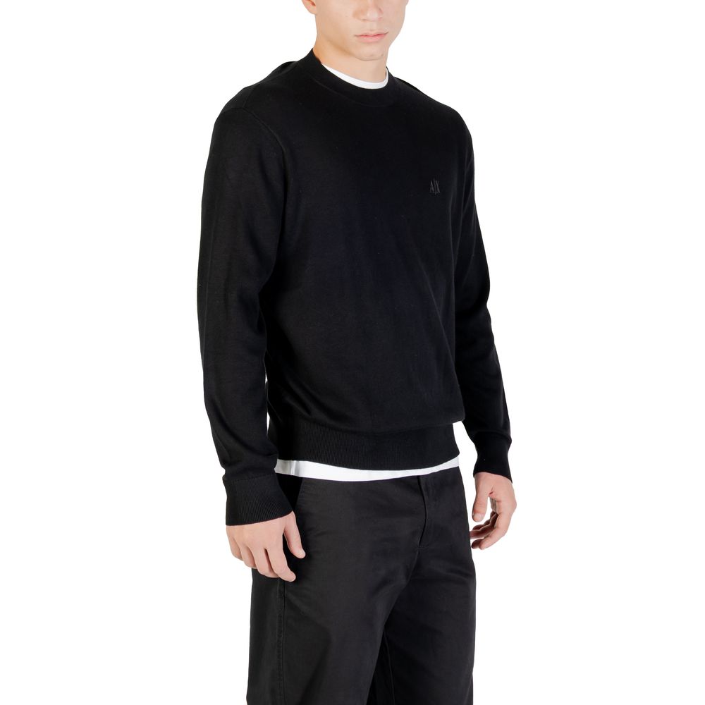 Black Viscose Sweatshirt - ventzia