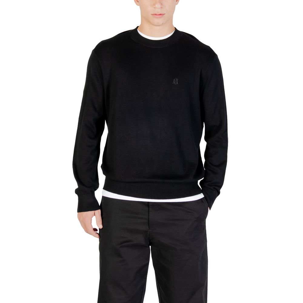 Black Viscose Sweatshirt - ventzia