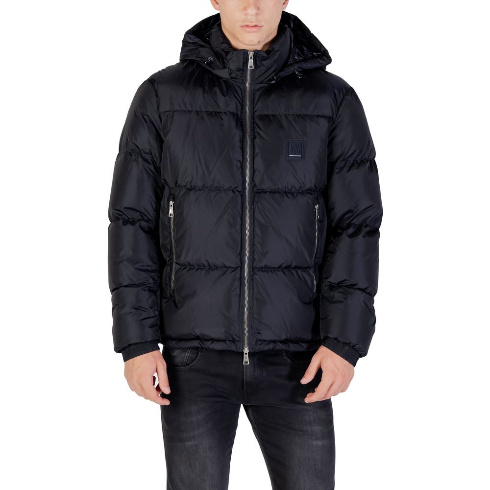 Blue Polyamide Coat - ventzia