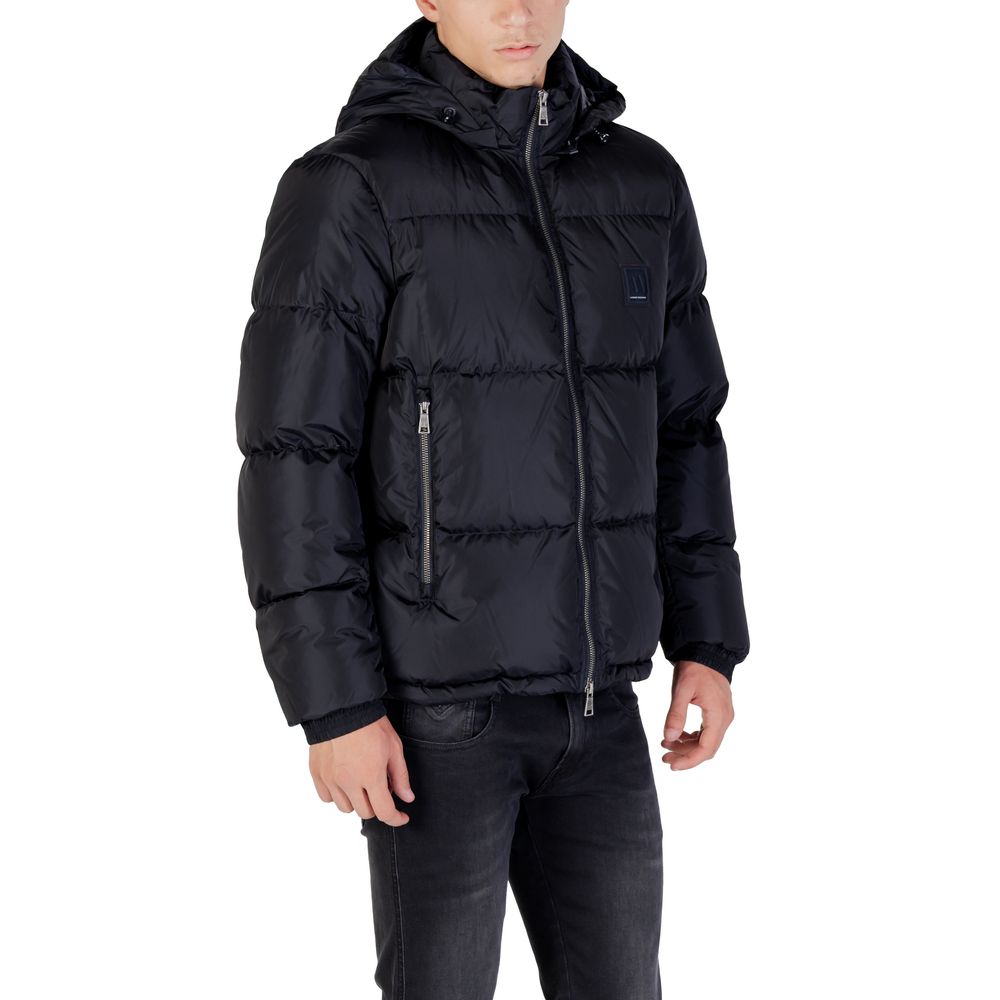 Blue Polyamide Coat - ventzia