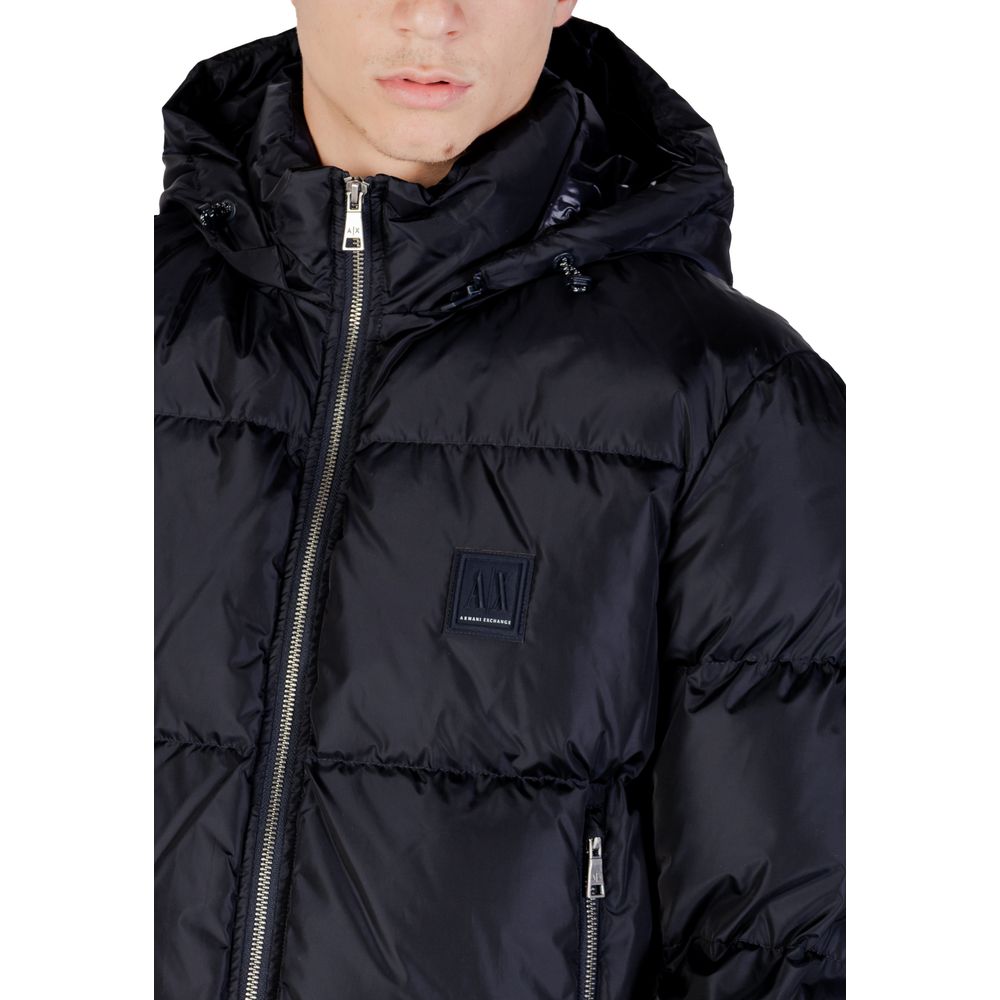 Blue Polyamide Coat - ventzia