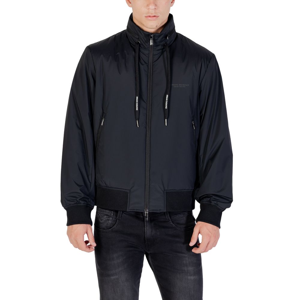 Black Polyamide Bomber - ventzia