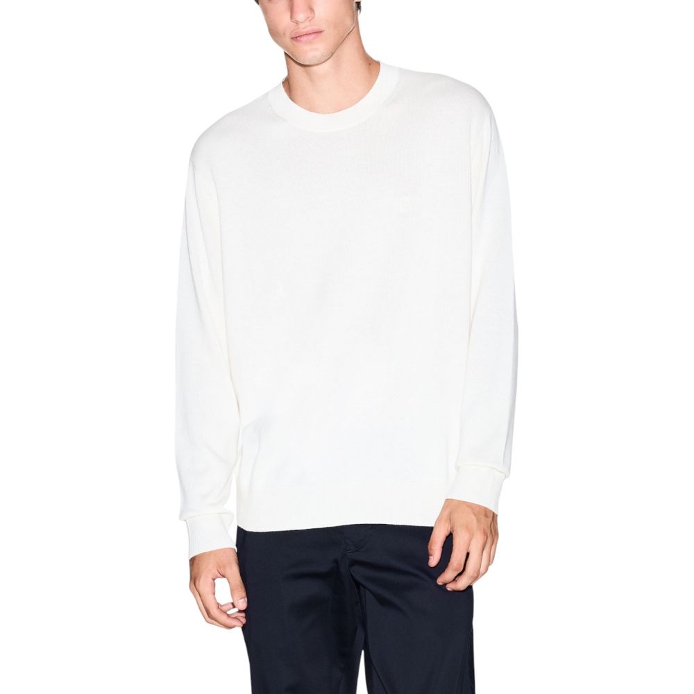 Cream Viscose Sweatshirt - ventzia