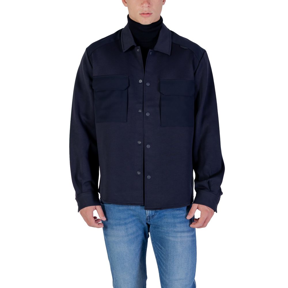 Blue Cotton Shirt - ventzia