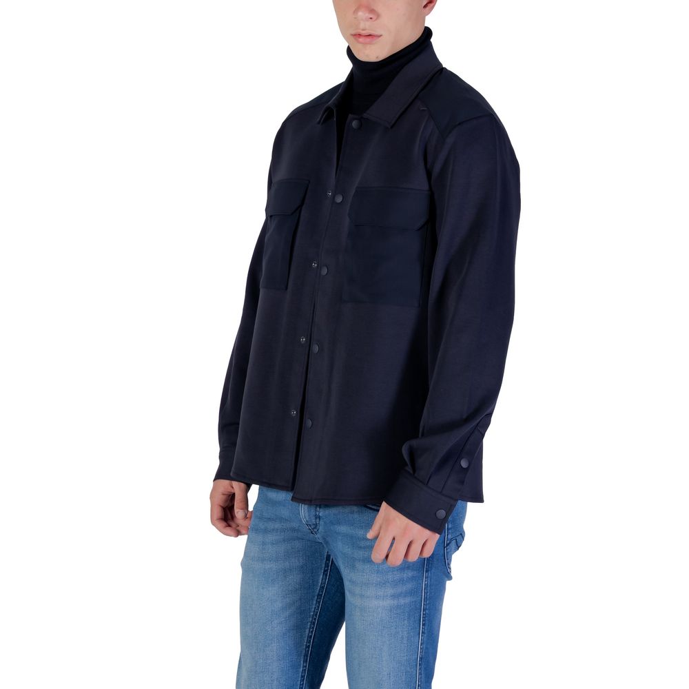 Blue Cotton Shirt - ventzia