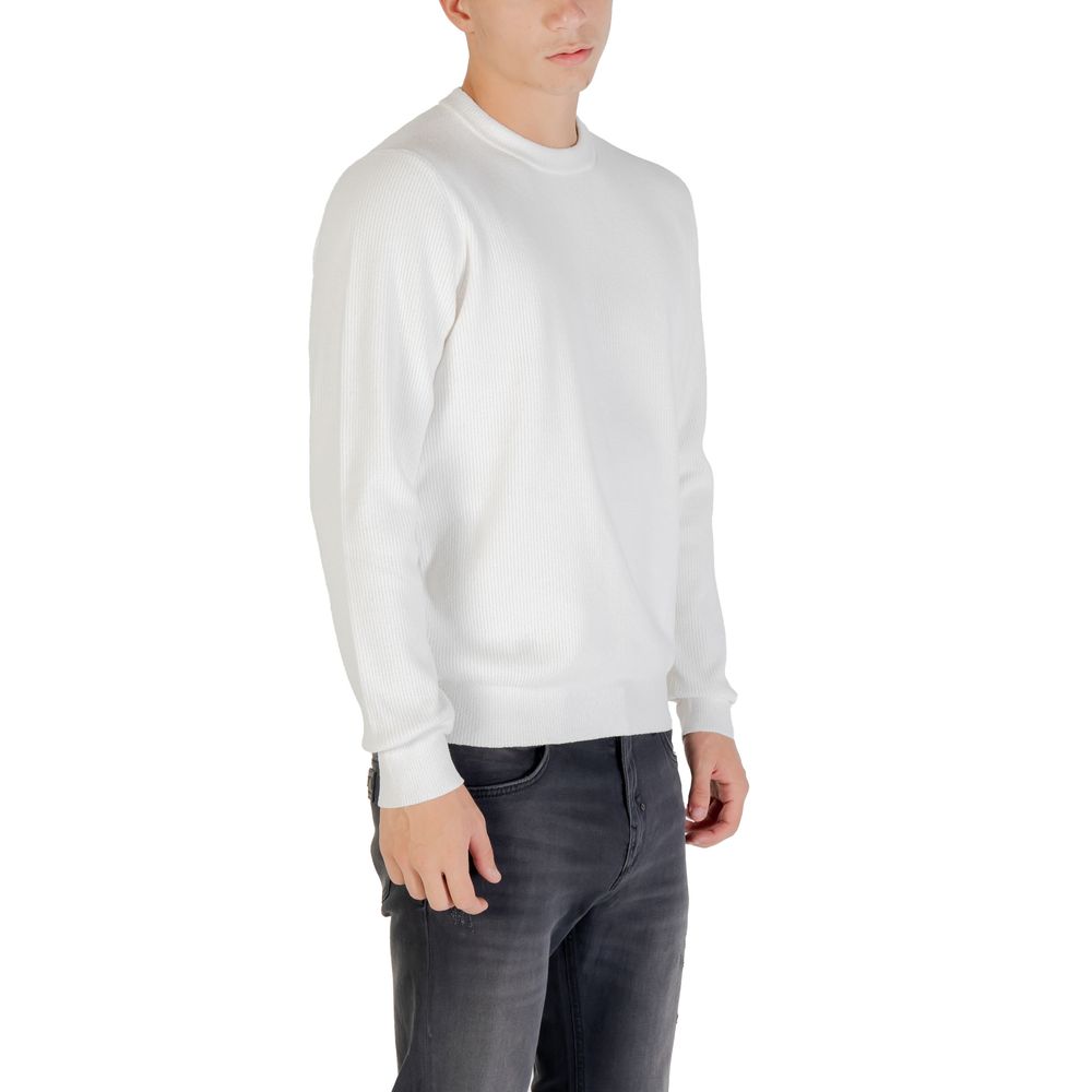 Beige Polyester Sweatshirt - ventzia