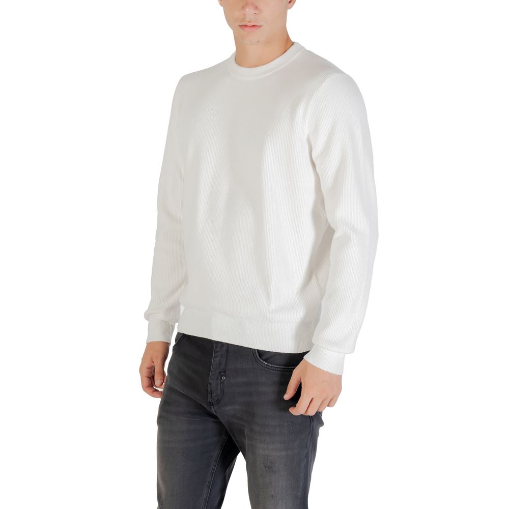 Beige Polyester Sweatshirt - ventzia