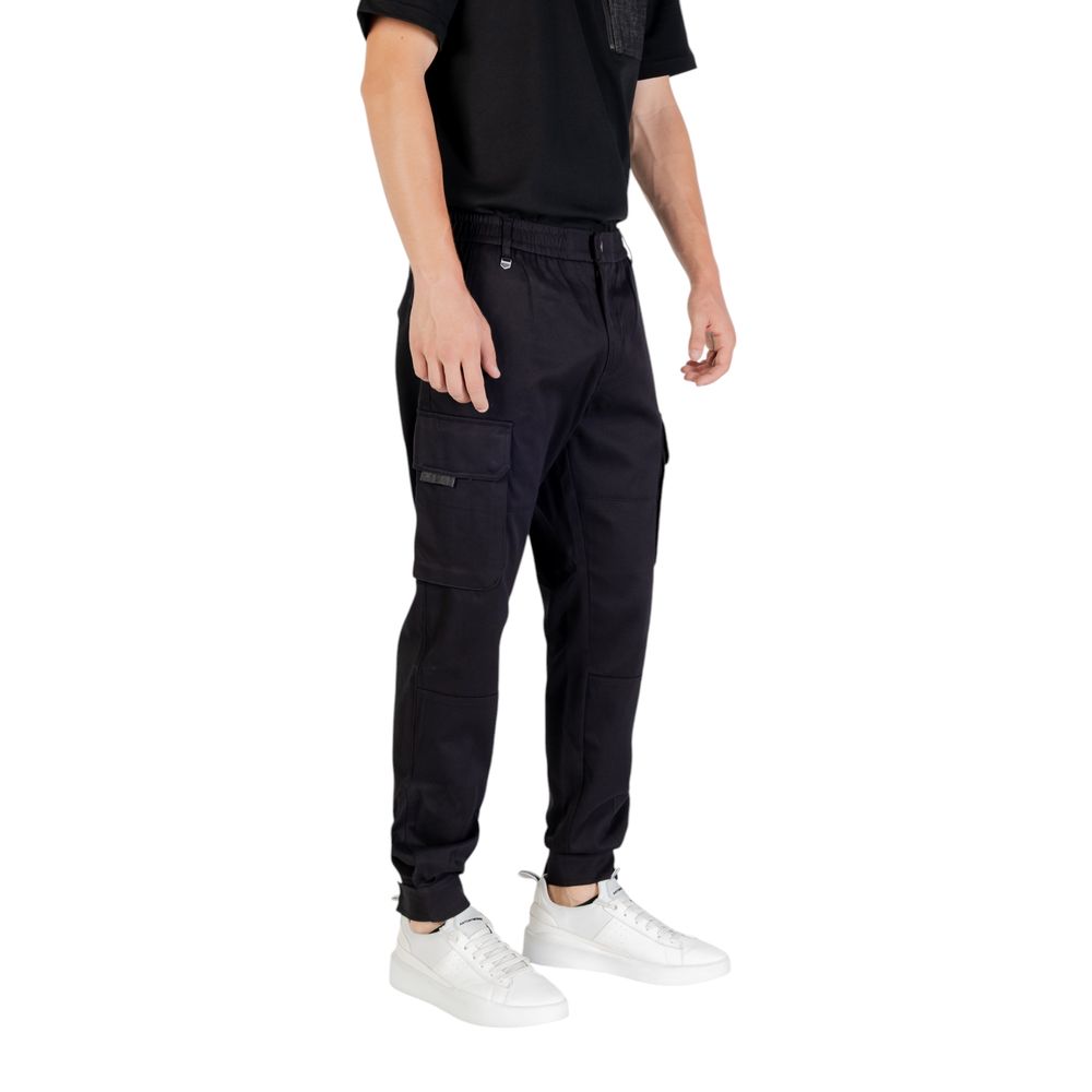 Black Viscose Casual Pants - ventzia