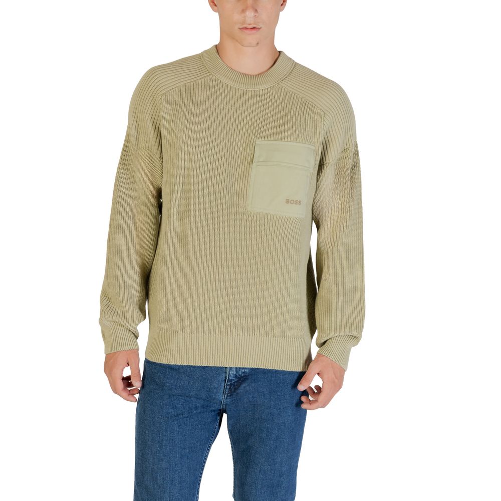 Green Cotton Sweatshirt - ventzia