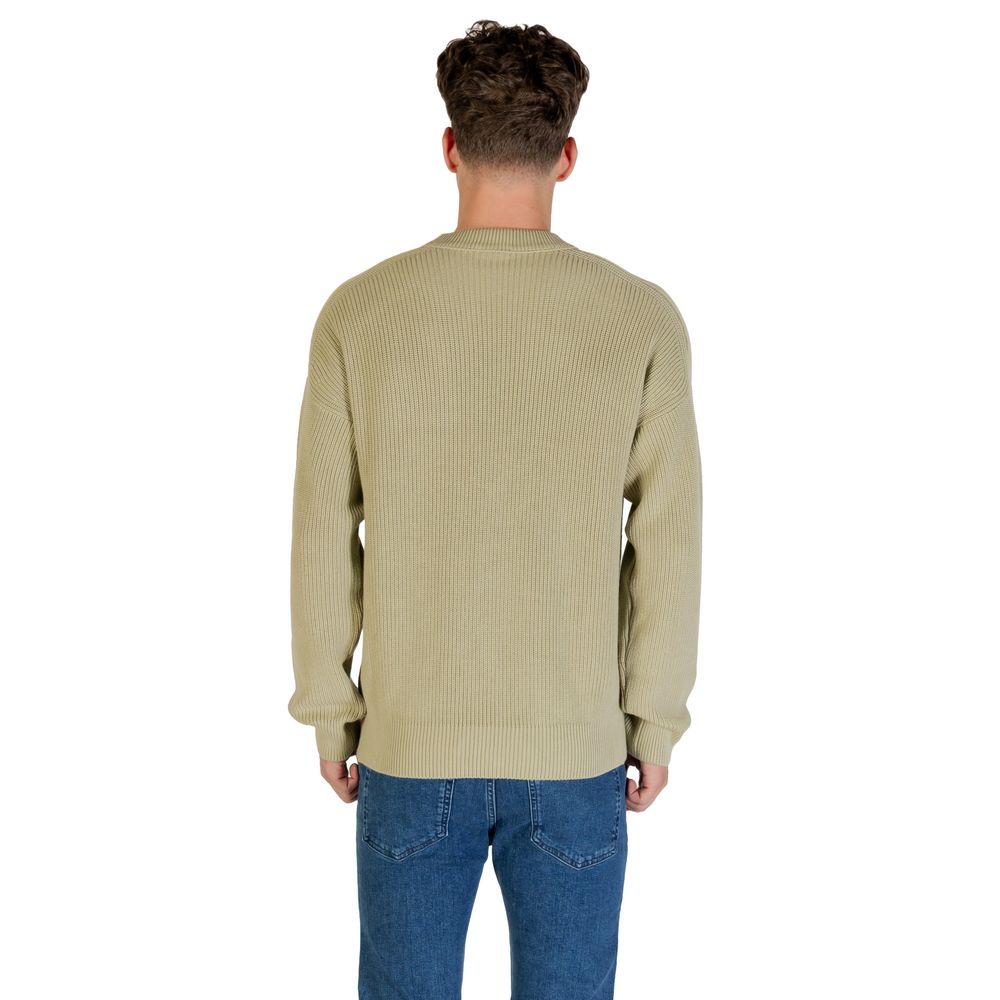 Green Cotton Sweatshirt - ventzia