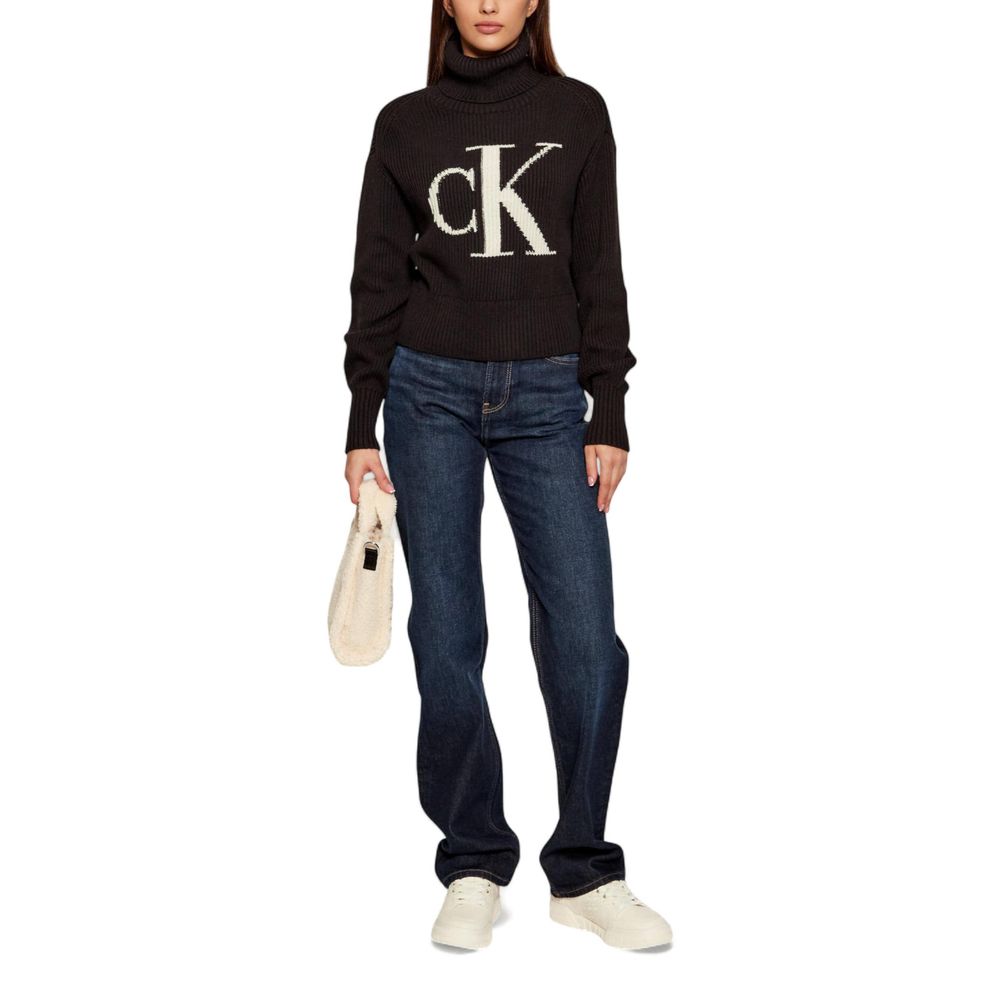 Black Cotton Sweatshirt - ventzia