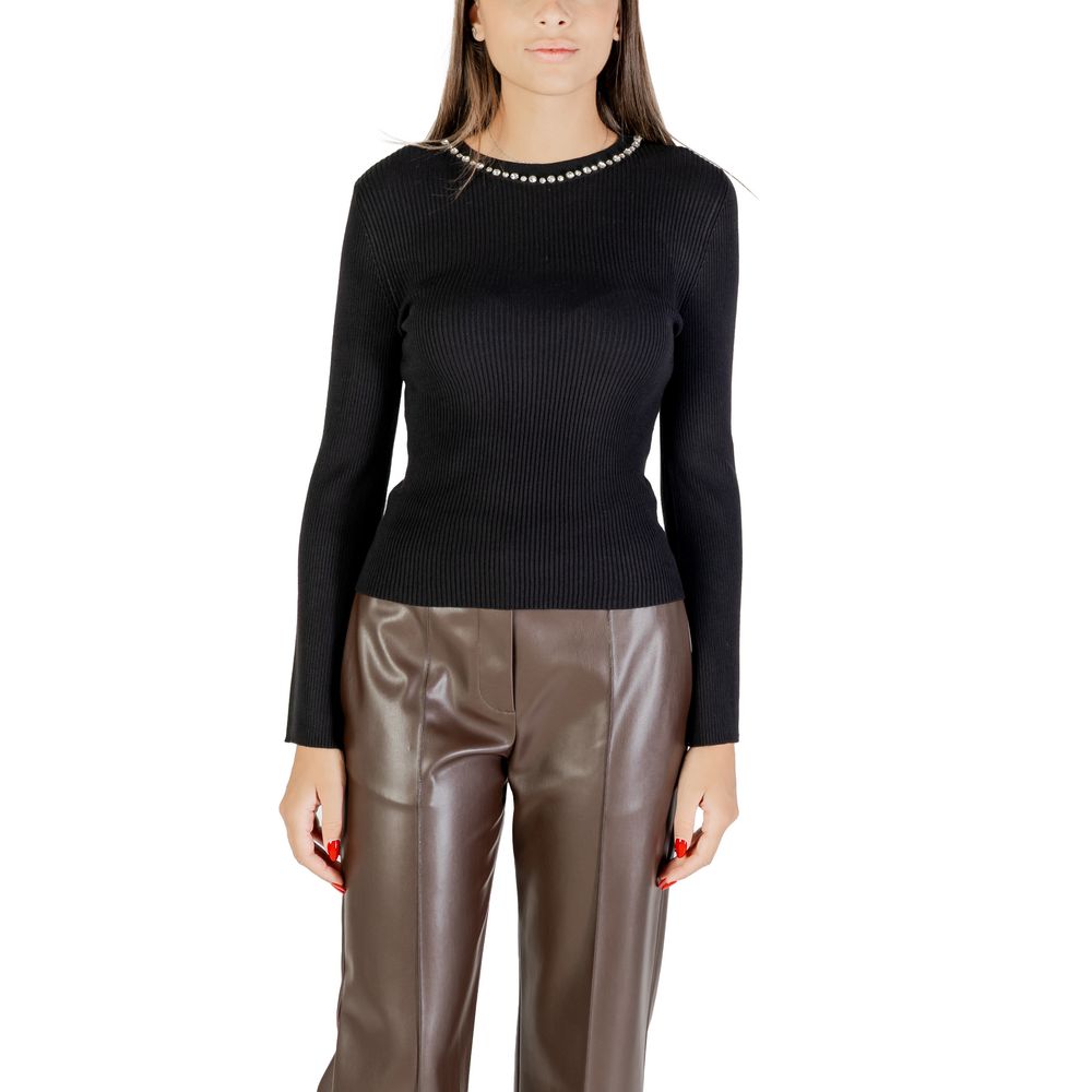 Black Viscose Sweatshirt - ventzia