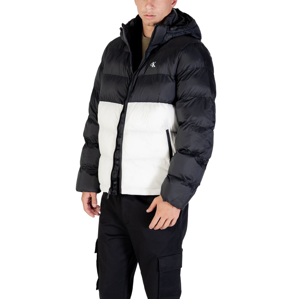 Cream Polyamide Coat - ventzia