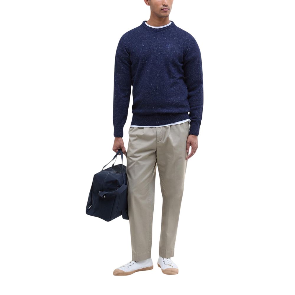 Blue Wool Sweatshirt - ventzia