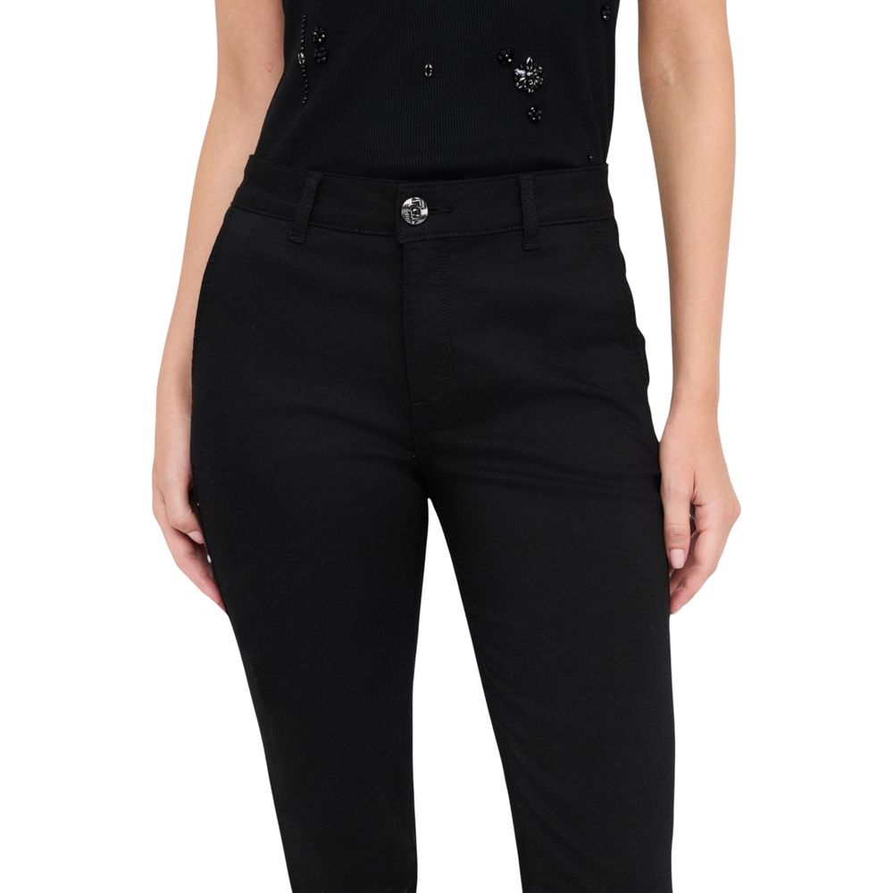 Black Cotton Dress Pants - ventzia