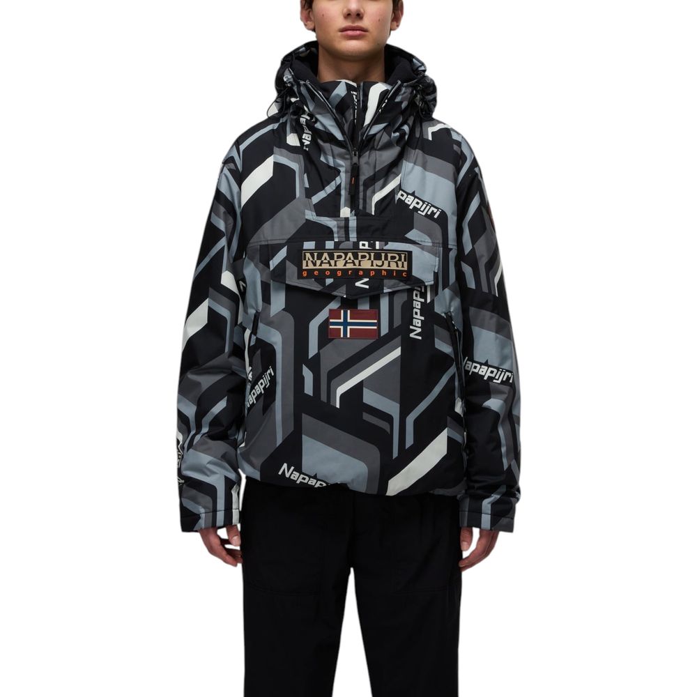 Bicolor Recycled Polyester Shell Jacket - ventzia