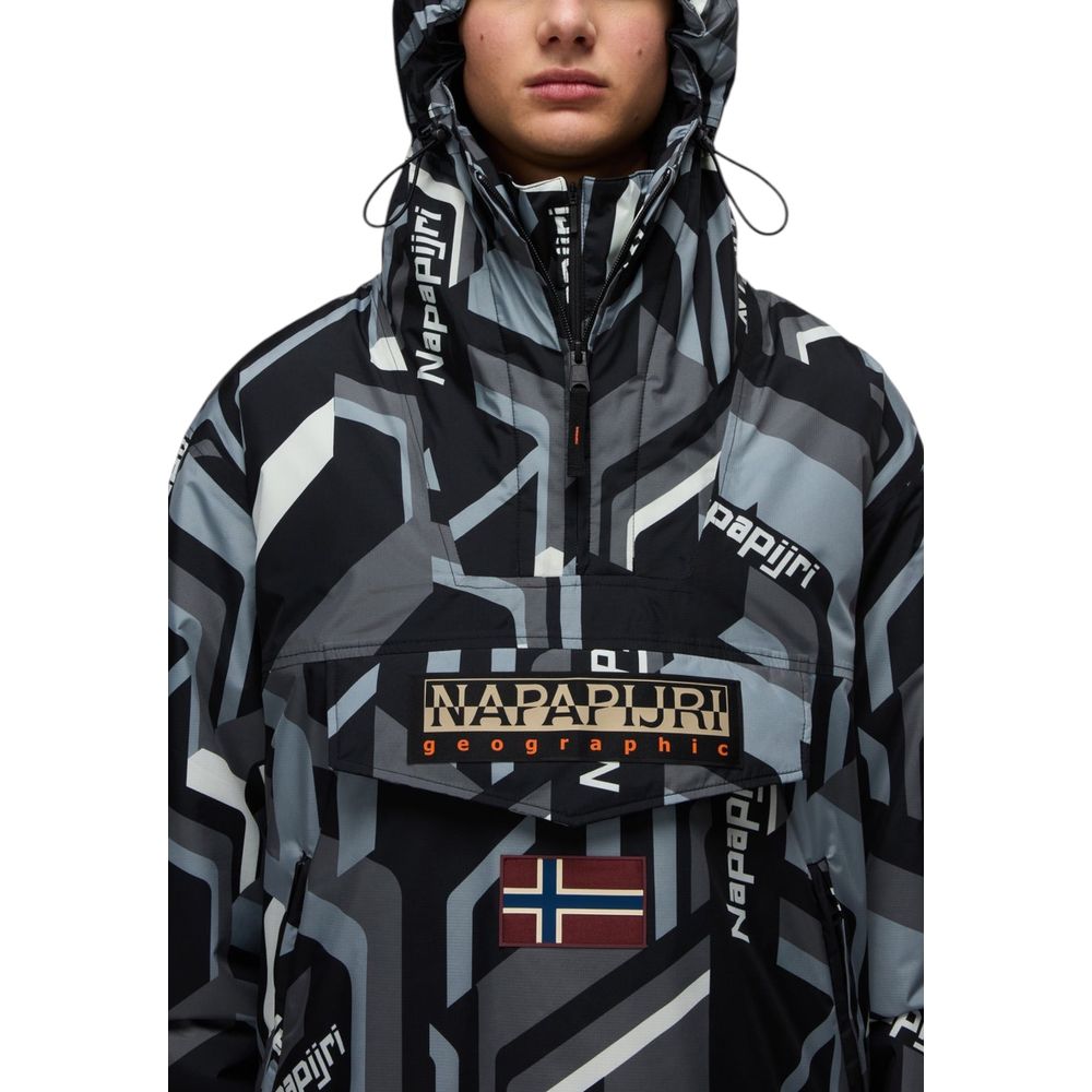 Bicolor Recycled Polyester Shell Jacket - ventzia