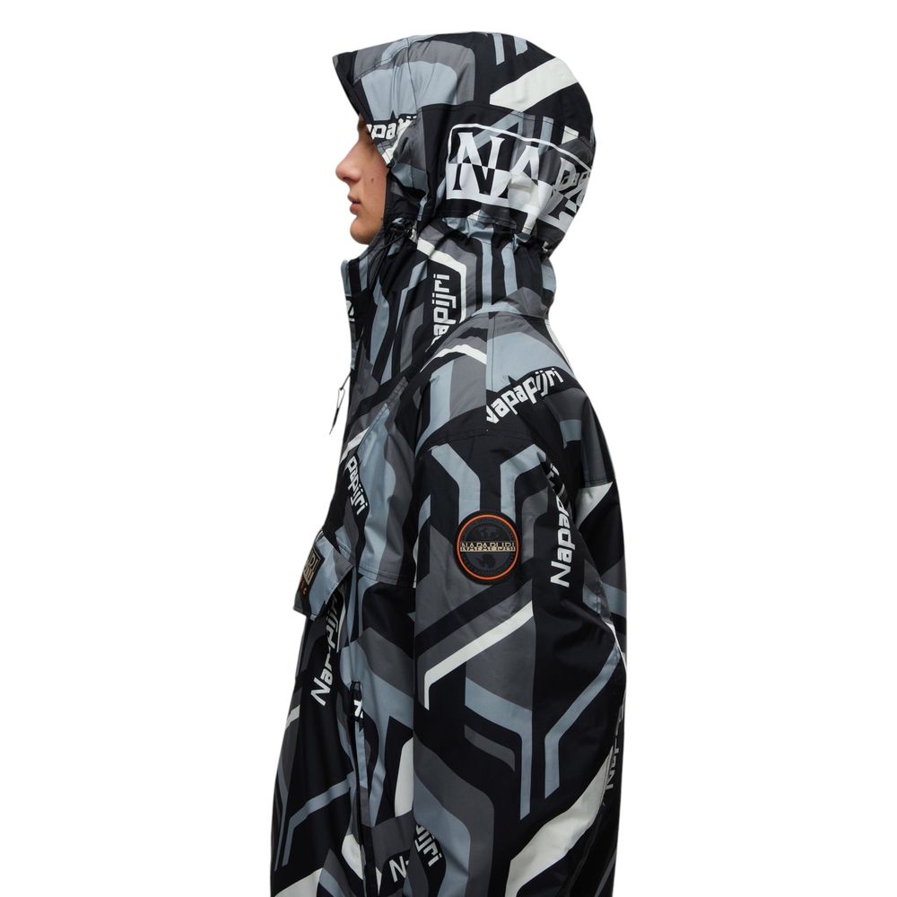 Bicolor Recycled Polyester Shell Jacket - ventzia