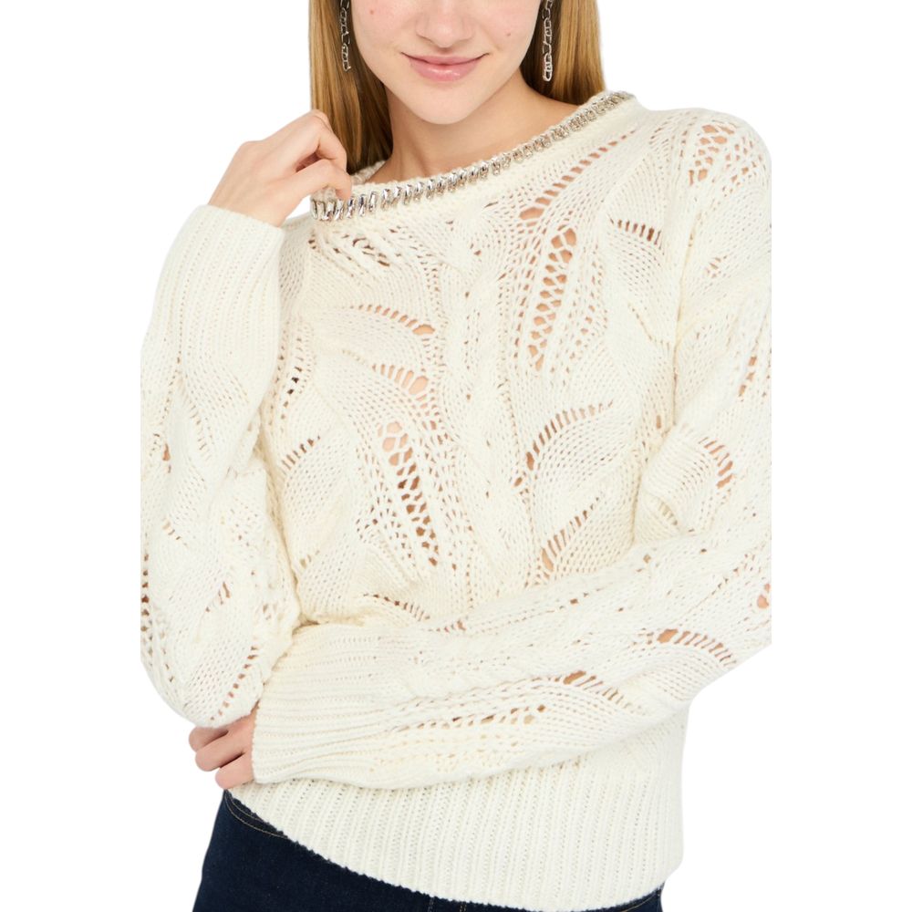 White Marabou Sweatshirt - ventzia