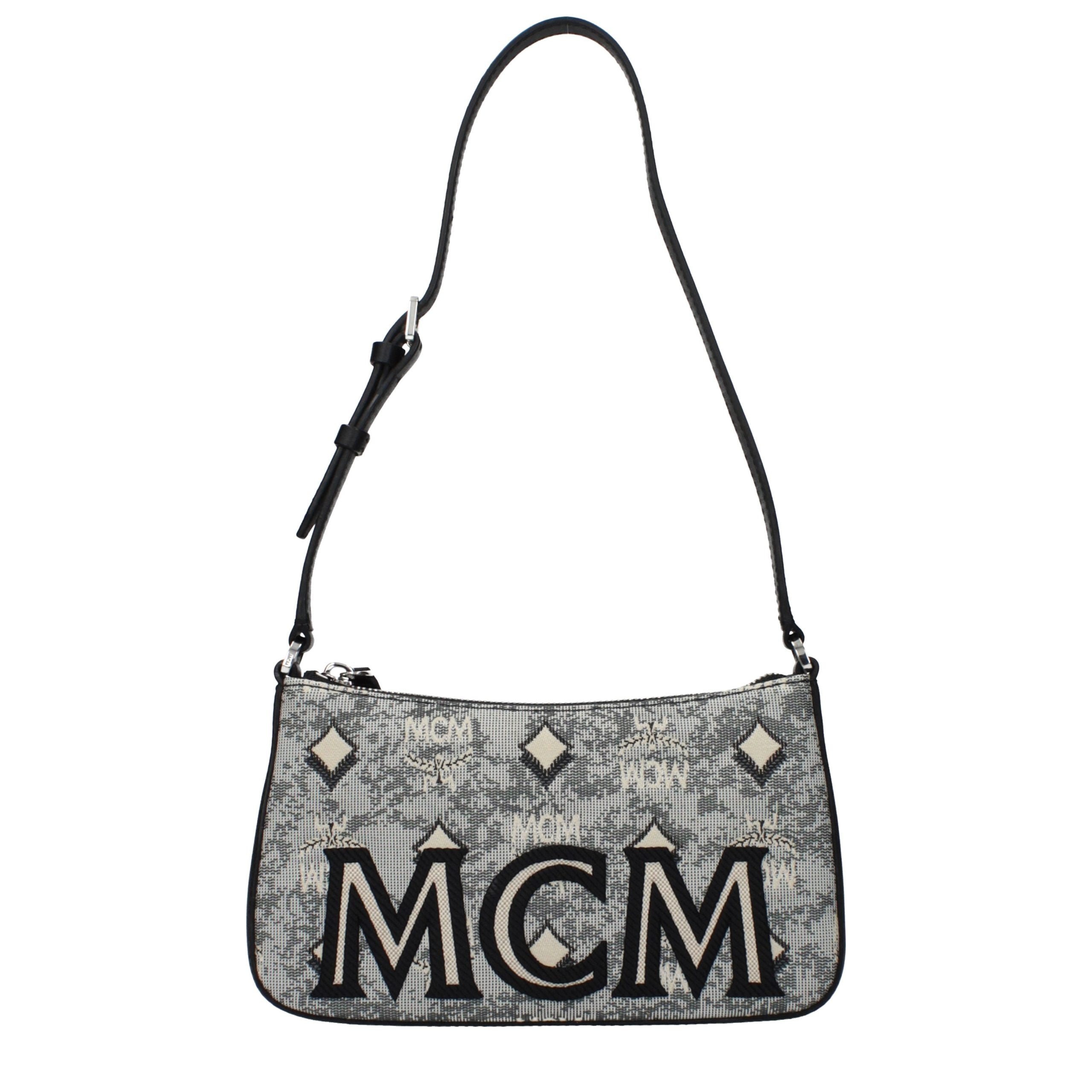 Gray Fabric Crossbody Bag - ventzia