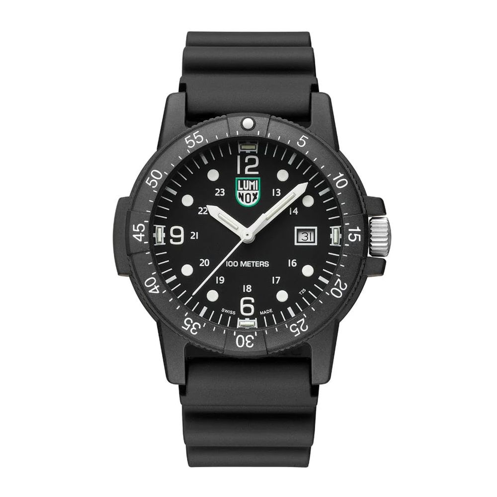 Black Rubber Sport Watch - ventzia