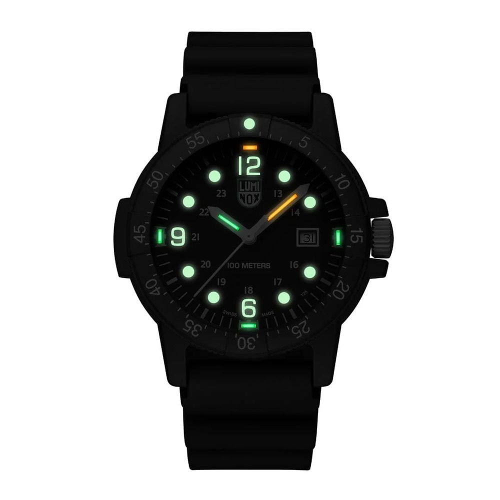 Black Rubber Sport Watch - ventzia