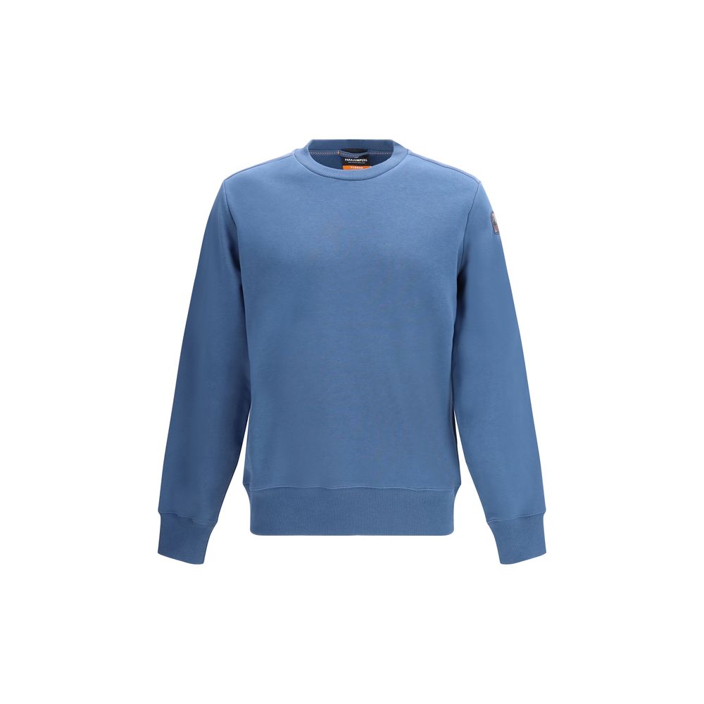 Blue Cotton Sweatshirt - ventzia