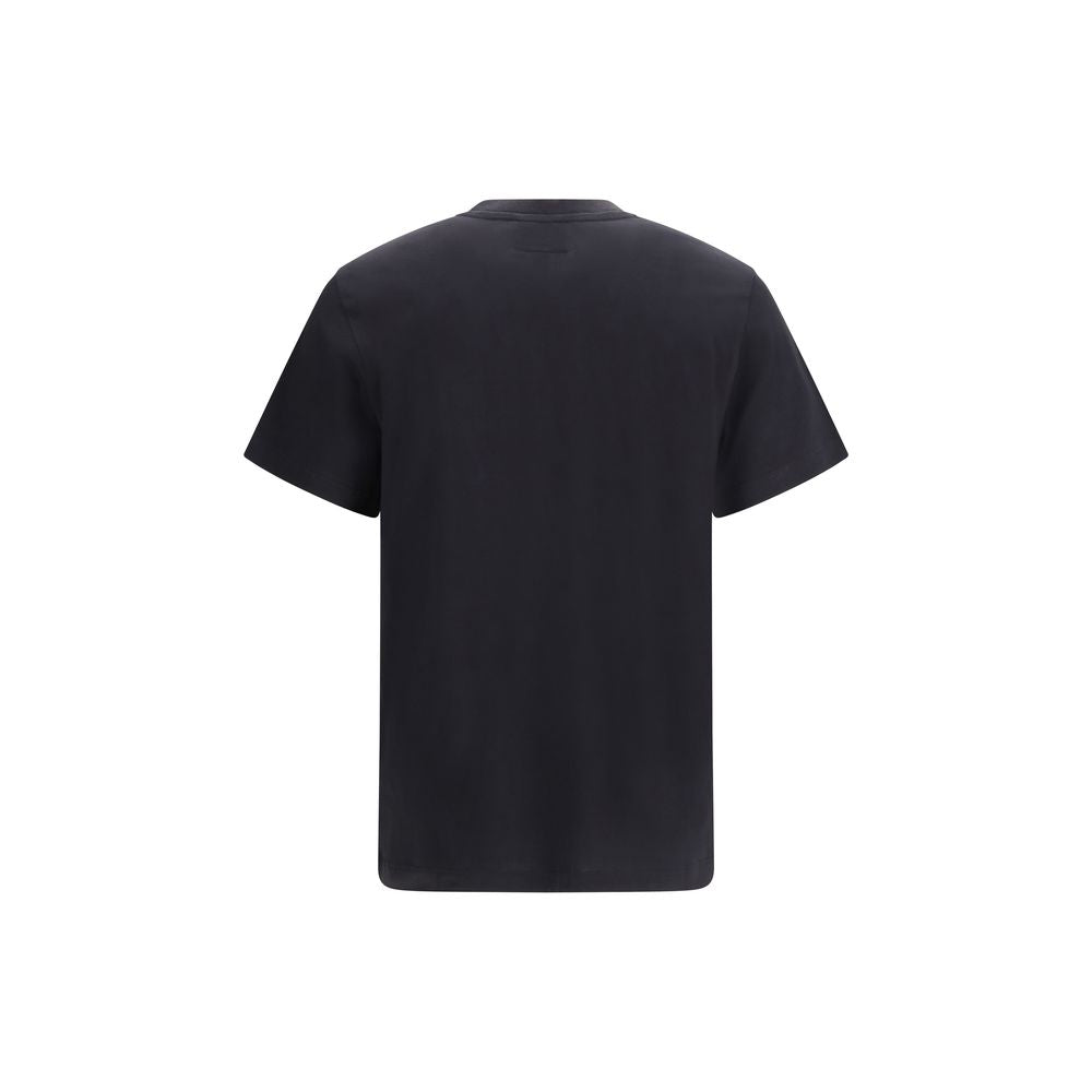 Black Cotton T-Shirt - ventzia