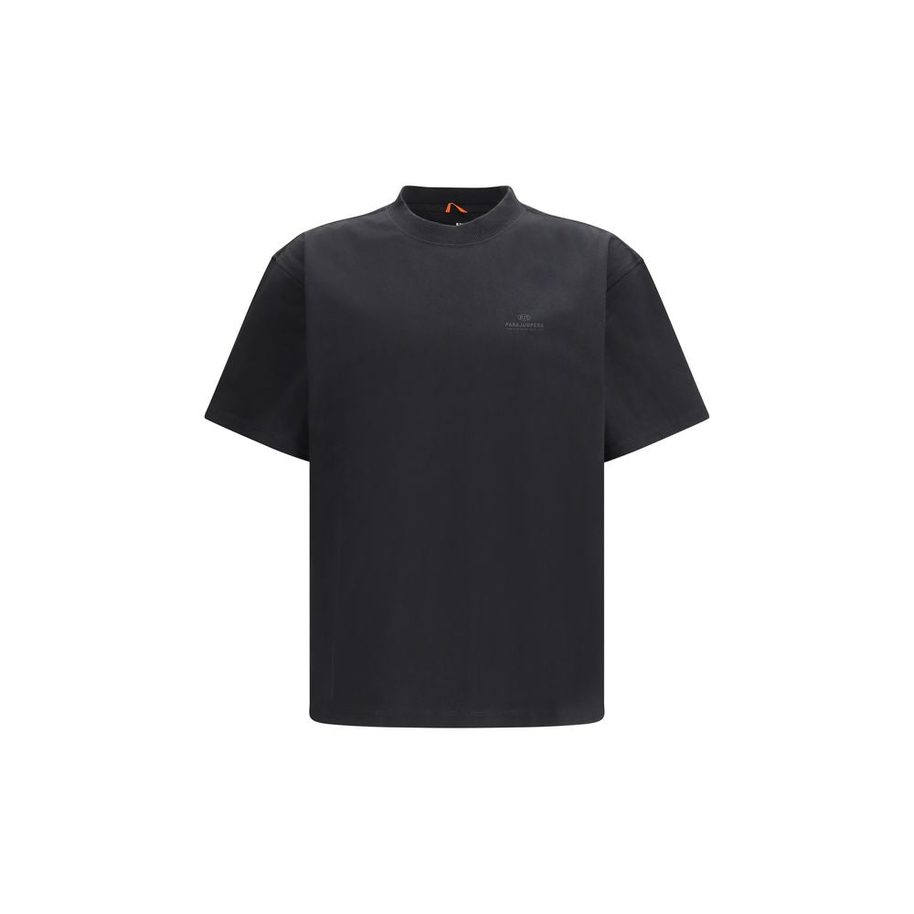 Black Cotton T-Shirt - ventzia