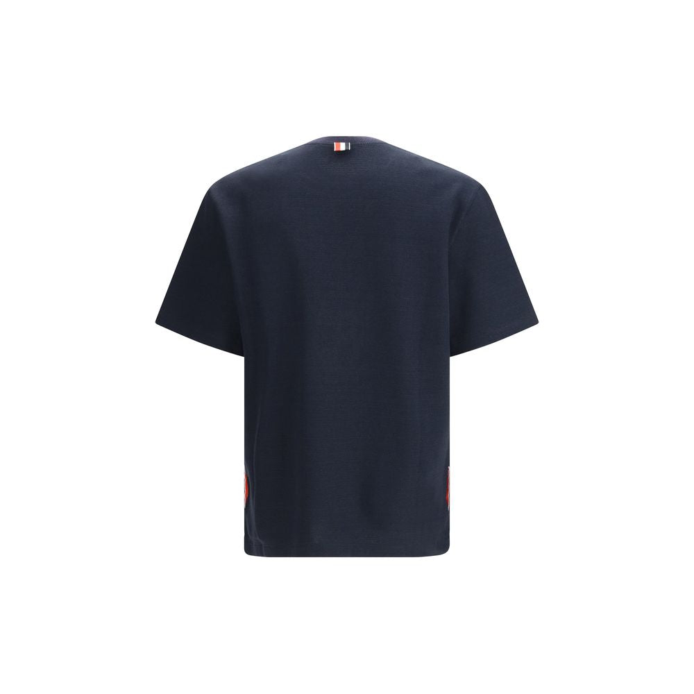 Blue Cotton T-Shirt - ventzia