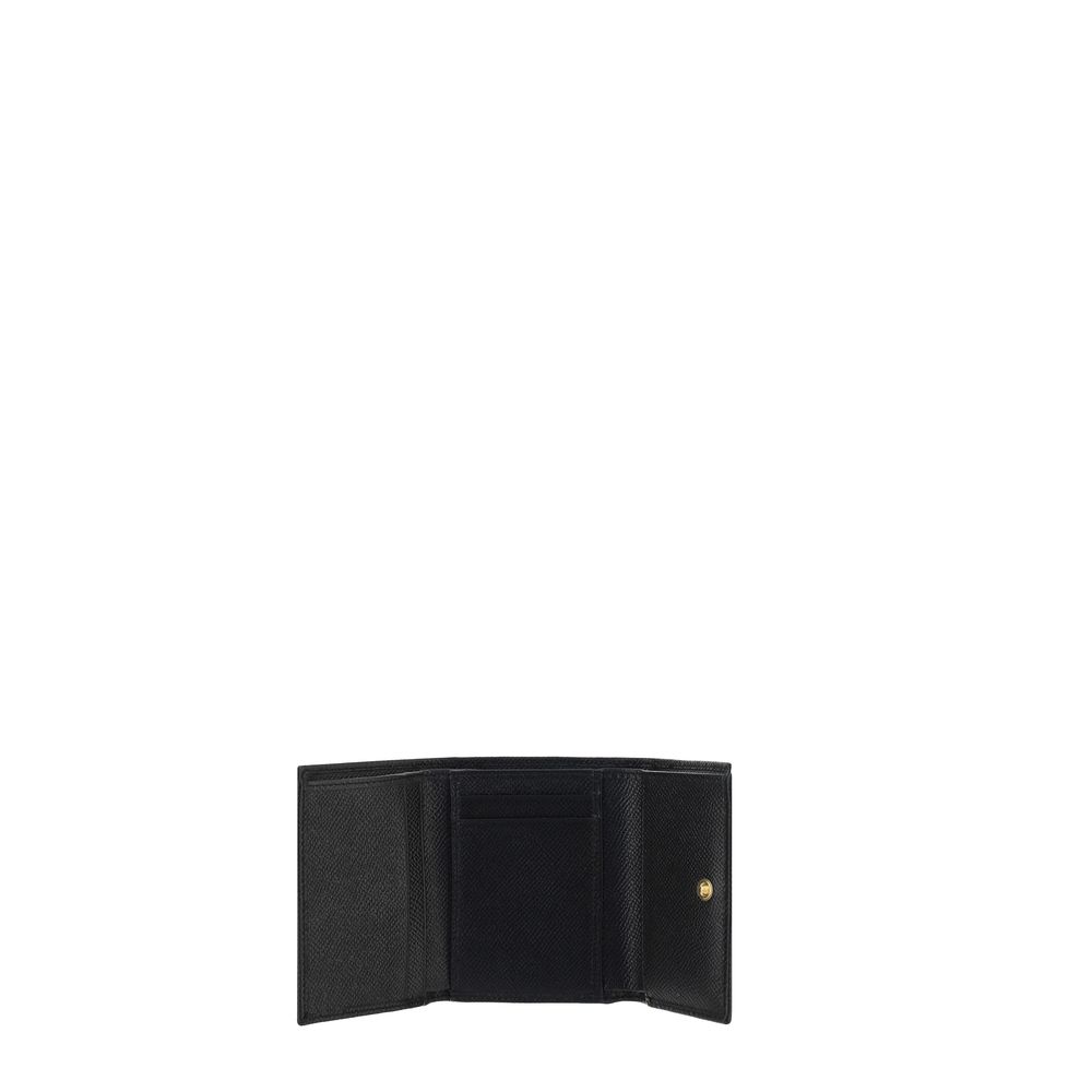 Black Calf Leather Bos Taurus Wallet - ventzia