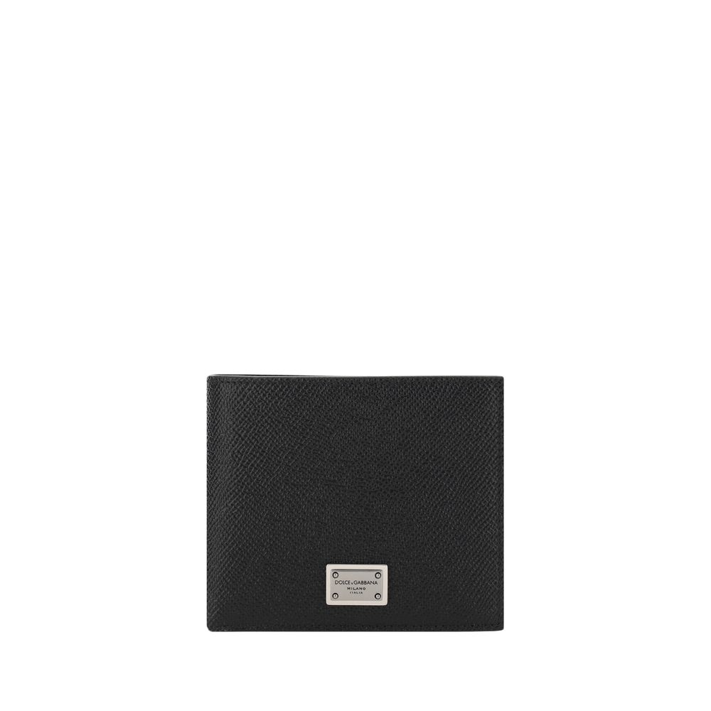 Black Calf Leather Bos Taurus Wallet - ventzia