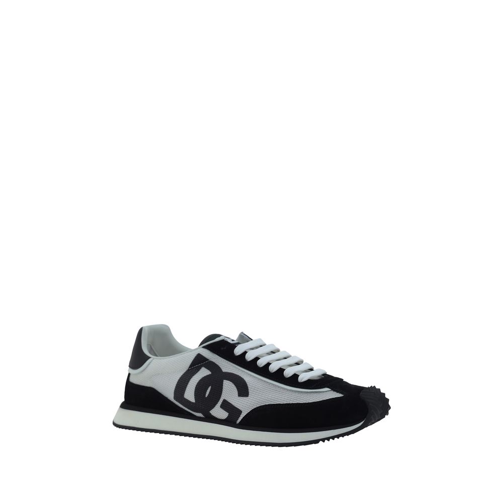 White Rubber Low Top Sneakers - ventzia