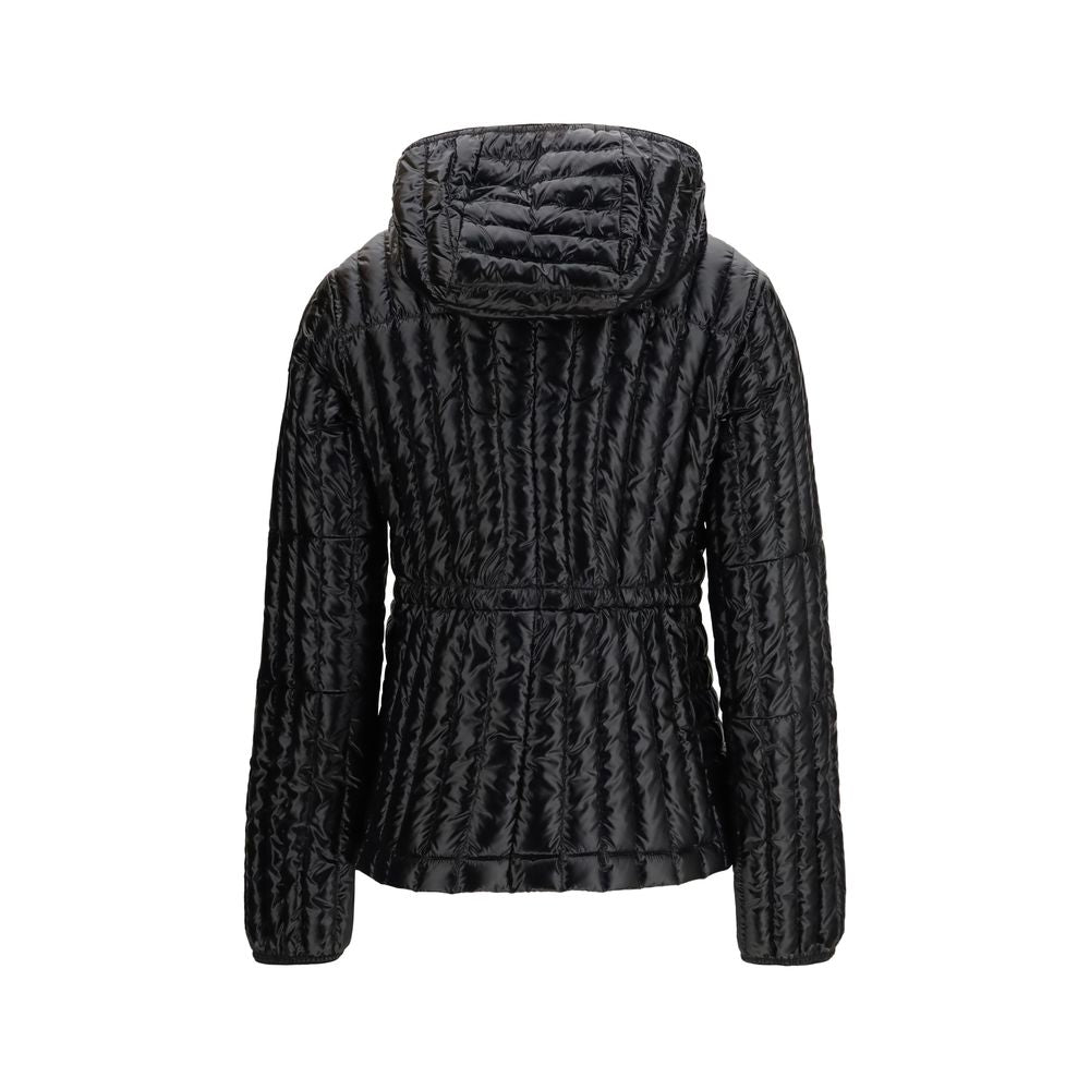 Black Nylon Shell Jacket - ventzia