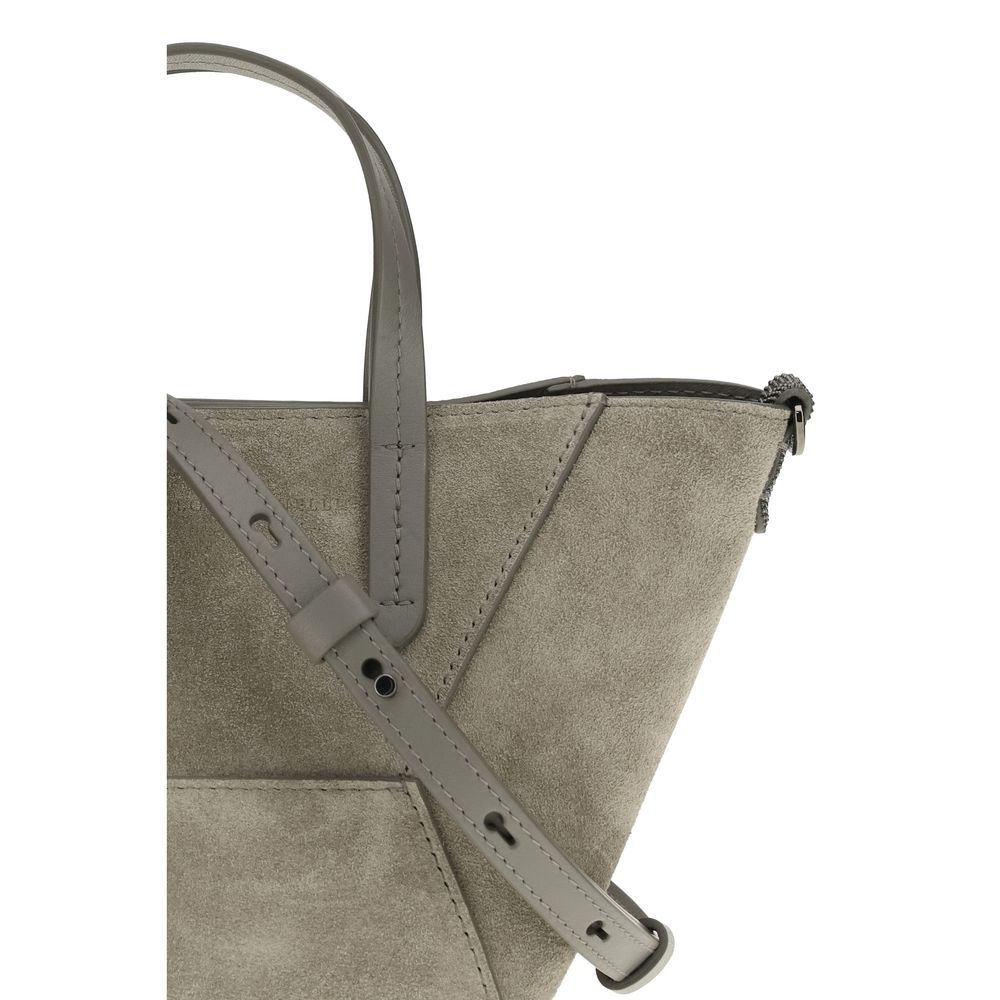 Brown Calf Leather Bos Taurus Shoulder Bag - ventzia