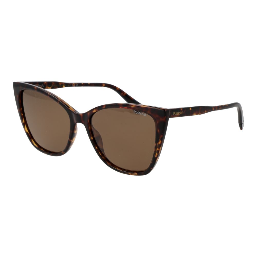 Brown Polycarbonate Sunglasses - ventzia