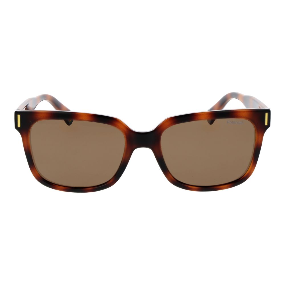 Brown Polycarbonate Sunglasses - ventzia