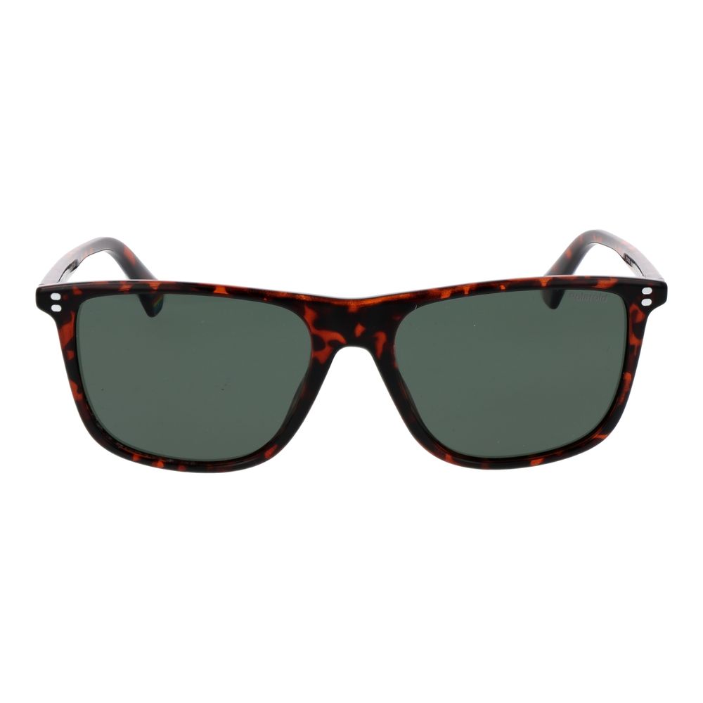 Brown Polycarbonate Sunglasses - ventzia