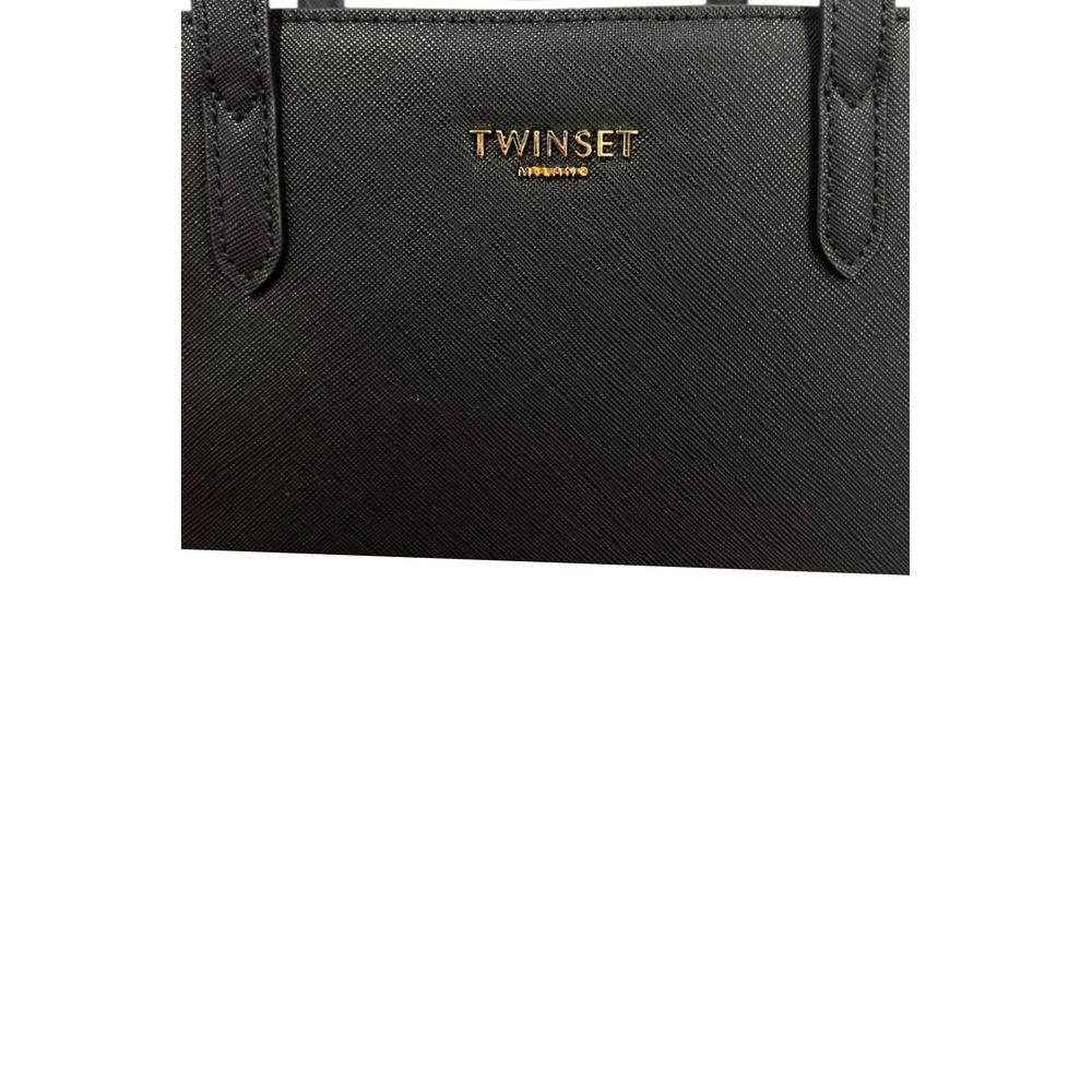 Black PU Women Shoulder Bag - ventzia